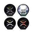 WLBC177/MT ΠΡΟΒΟΛΕΑΣ ΣΤΡΟΓΓΥΛΟΣ DRIVING LIGHT BLACK SERIES LED 12-48V 80W 5.700K 11.000lm 220mm mTECH -  1 ΤΕΜ.