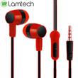 LAMTECH HANDSFREE WITH MIC 3,5MM JACK RED