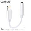 LAMTECH LIGHTNING ADAPTER CABLE AUDIO JACK 3,5MM WHITE