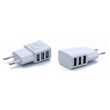 LAMTECH 3xUSB CHARGER 2,1A WHITE