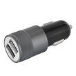 LAMTECH METAL 2 USB 2,1A CAR CHARGER FOR MOBILE PHONES BLACK