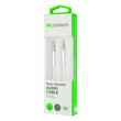 LAMTECH AUDIOCABLE BRAIDED 1m 3.5mm to 3.5mm SILVER