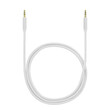 LAMTECH AUDIOCABLE BRAIDED 1m 3.5mm to 3.5mm SILVER