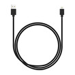 LAMTECH CHARGING CABLE iPhone 5/6/7 2m BLACK