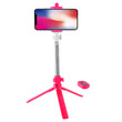 LAMTECH TRIPOD SELFIE STICK ROSE RED