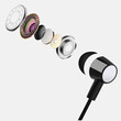 LAMTECH HANDSFREE WITH MIC 3,5MM JACK BLACK
