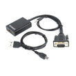 CABLEXPERT VGA TO HDMI ADAPTER CABLE 0,15M BLACK