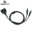 CABLEXPERT MICROPHONE AND HEADPHONE EXTENSION CABLE 1m