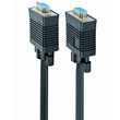 CABLEXPERT PREMIUM VGA EXTENSION HD15M/HD15F DUAL-SHIELDED W/ 2xFERRITE 1,8M CABLE BLACK