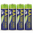 ENERGENIE RECHARGEABLE AA INSTANT BATTERIES READY TO USE 2000MAH 4PCS RETAIL PACK