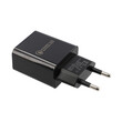 LAMTECH QUICK CHARGER USB3.0 18W WITH TYPE-C CABLE 1M BLACK