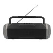 LAMTECH PORTABLE FM RADIO SPEAKER WITH FLASHLIGHT & MOBILE PHONE HOLDER