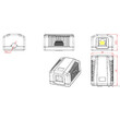CABLEXPERT CAT5E UTP SINGLE PORT SURFACE MOUNT BOX