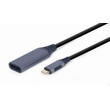 CABLEXPERT USB TYPE-C TO DISPLAYPORT MALE ADAPTER SPACE GREY RETAIL PACK