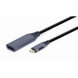 CABLEXPERT USB TYPE-C TO HDMI DISPLAY ADAPTER SPACE GREY RETAIL PACK