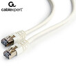 CABLEXPERT FTP CAT6 UTP PATCH CORD WHITE 0.25M