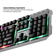 ALCATROZ SPILL PROOF GAMING KEYBOARD WITH BACKLIGHT EFFECTS