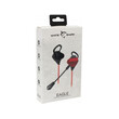 WHITE SHARK IN-EAR HEADSET + MICROPHONE EAGLE BLACK/RED