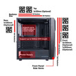 ARMAGGEDDON GAMING PC CASE ATX AERO VII BLACK