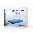GEMBIRD USB 3.0 2.5" ENCLOSURE BRUSHED ALUMINUM DEEP BLUE