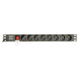 ENERGENIE PDU 8 SCHUKO SOCKETS 1U 16A C14 PLUG 3M