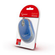 GEMBIRD WIRED USB OPTICAL MOUSE BLUE/TRANSPARENT