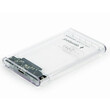 GEMBIRD USB 3,0 2,5" ENCLOSURE FOR 9,5MM DRIVE TRANSPARENT PLASTIC