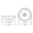 WH-1616 . Μεγάφωνο Αυτοκινήτου 6.5" 150W/4Ω