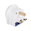 DM-0573-L . Αντάπτορας UK σε Universal Λευκός
