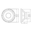 A-250 . Woofer 10" 400W Blow