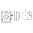 YDQ-406 . Tweeter Blow 4" 50W 80hm