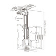 DM-0187-L . Βάση TV 17-37" 20kg Cabletech