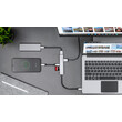 KM0390 . Αντάπτορας (HUB) USB τύπου C σε HDMI / USB3.0 / SD / MicroSD / C Kruger&Matz