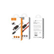 H-2943 . Καλωδιο USB - Lightning με Οθονη 1.2m HOCO U29 Λευκό