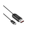 H-2967 . Καλωδιο USB - MicroUSB με Οθονη 1.2m HOCO U29 Λευκό