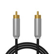 DM-91-260 . Καλώδιο 1xRCA METAL 1m