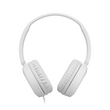 JVC0113 . Ακουστικά JVC HA-S31 WE με μικρόφωνο λευκά