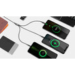 RB-6005-100-B . Καλώδιο 3σε1 USB σε microUSB, USB type C, Lightning 1m REBEL