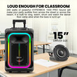 SONICGEAR RGB HDA KARAOKE SPEAKER 240W HYPERBOX 1500 PRO BLACK