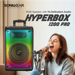 SONICGEAR RGB HDA KARAOKE SPEAKER 110W HYPERBOX 1200 PRO BLACK
