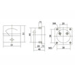 DM-51-215 . Βολτόμετρο 15V DC Πίνακος 51X51mm