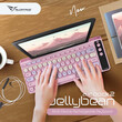 ALCATROZ MULTI DEVICE RECH KEYBOARD BT & 2.4G AIRDOCK 2 SPRING PINK