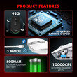 ARMAGGEDDON TRI-MODE GAMING MOUSE 10000CPI MIRAGE VII WHITE