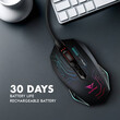 ALCATROZ SILENT 2.4G WIRELESS RGB GAMING MOUSE 4800 CPI X-CRAFT AIR ULTRA 8000