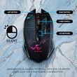 ALCATROZ SILENT 2.4G WIRELESS RGB GAMING MOUSE 4800 CPI X-CRAFT AIR ULTRA 6000