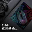 ALCATROZ SILENT 2.4G WIRELESS RGB GAMING MOUSE 4800 CPI X-CRAFT AIR ULTRA 8000