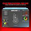 ARMAGGEDDON TRI-MODE GAMING MOUSE 10000CPI MIRAGE VII WHITE