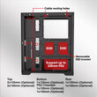 ARMAGGEDDON FULL ATX TRANSPARENT FISH TANK GAMING CASE AQUARON PRO BLACK