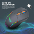 ARMAGGEDDON DUAL MODE GAMING COMBO KEYBOARD AND MOUSE MM-852R DUO STEALTH GREY ORANGE