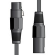 XF-XM150BK Καλώδια Μικροφώνου XLR Female - XLR Male 1.5m (Τεμάχιο)